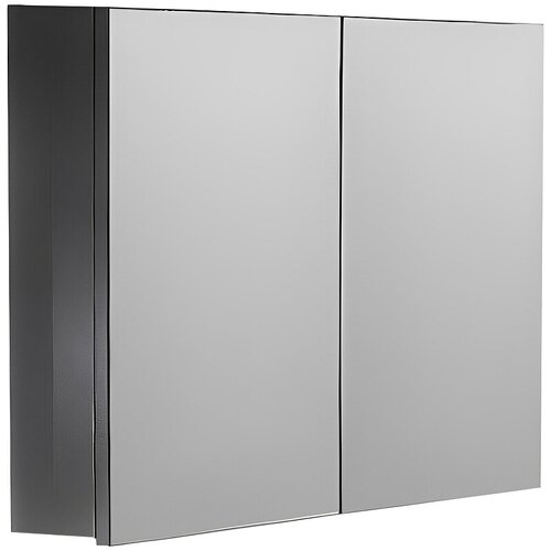 Зеркальный шкаф Armadi Art Vallessi антрацит глянец 100