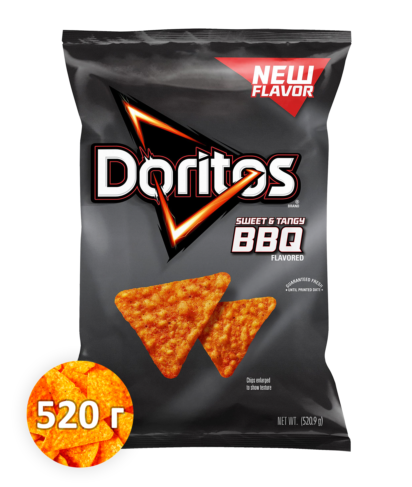 Кукурузные чипсы Doritos Sweet & Tangy BBQ 1 шт. 520.9 г США