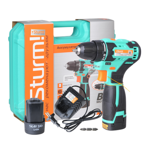 Аккумуляторный шуруповерт Sturm CD3514BL 899000₽