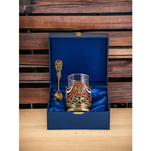 Стакан с подстаканником 