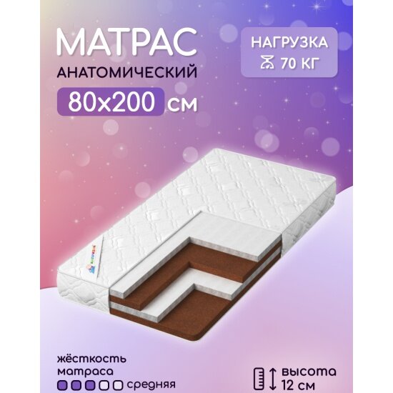 Матрас Капризун Джангл Хеппи 80х200х12 см