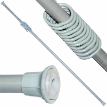 фото Карниз для ванной раздвижной 'Prima Vanna' (120-210) металлик