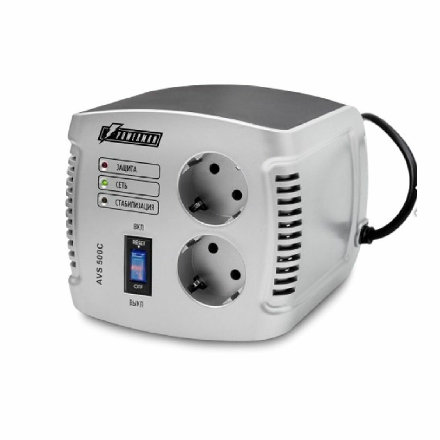 фото ИБП Powerman Стабилизатор напряжения AVS 500 C (6090625) (946328)