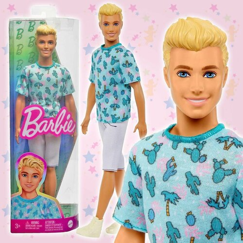 Кукла Кен блондин Barbie стиль Кактус