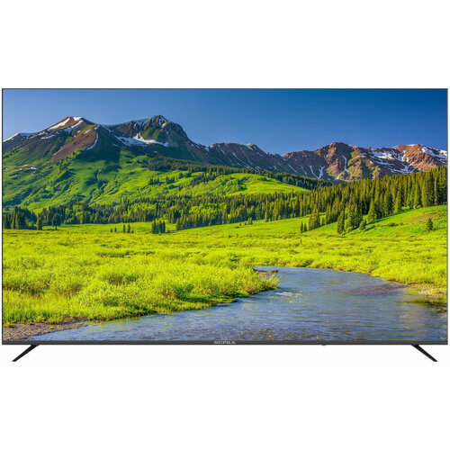 Телевизор LED Supra 75" STV-LC75ST0045U черный 4K Ultra HD 60Hz DVB-T DVB-T2 DVB-C USB WiFi Smart TV