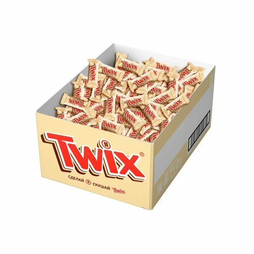 Шоколадные конфеты 7 кг Minis Twix, 1 коробка