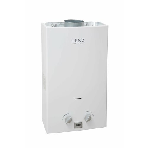 Газовый проточный водонагреватель LENZ TECHNIC 10L WHITE DISPLAY 1110000₽