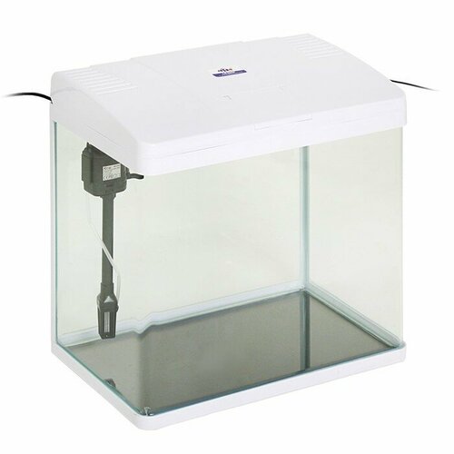 SEA STAR Аквариум SeaStar LS-500F в комплекте: LED-лампа двухцветная, фильтр, 56 л, белый