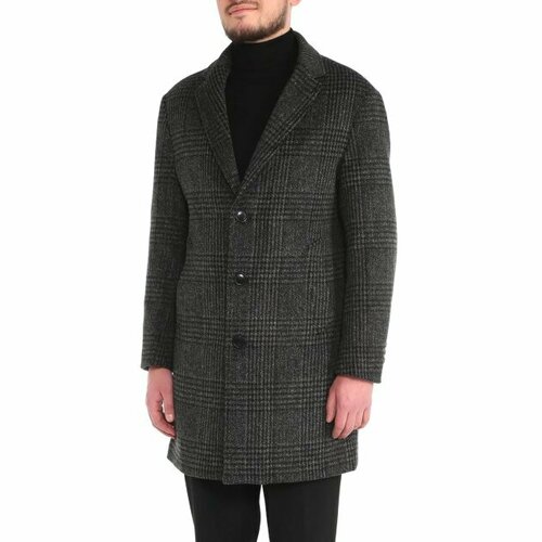 Пальто Maison David, размер XXL, серо-черный