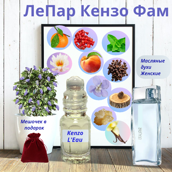фото Масляные духи Швейцария ЛеПар Кензо ( L'Eau par Kenzo ) женский аромат Духи-масло, 3 мл