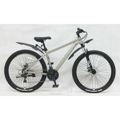 Алюминиевый горный дисковый 275 рост 165-180см 21 скорость серый рама 18 MTB взрослый мужской женский подростковый хардтейл hardtail SHIMANO скоростной 275 27 велосипед RUSH HOUR XS 725 2290200₽