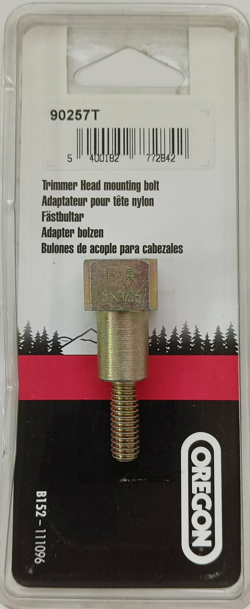 фото Переходник для триммерной головки OREGON 8х1.25мм правая внутренняя (90257Т)