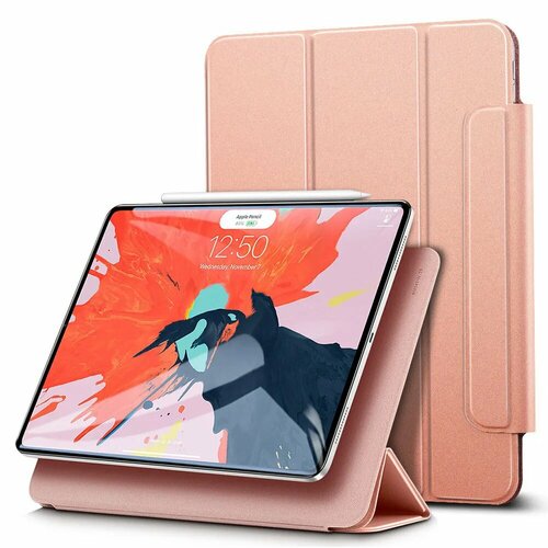 Чехол ESR для iPad Air 10.9 (2020-2022) Rebound Magnetic Rose Gold стилус для ipad от 2018 г и выше esr digital pencil magnetic белый