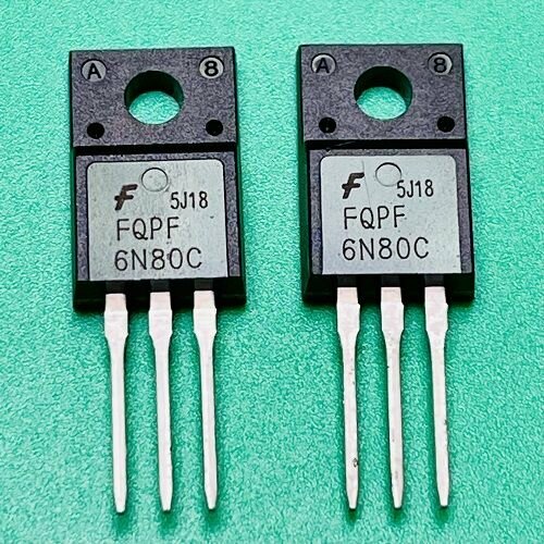 Транзистор FQPF6N80C заводское качество