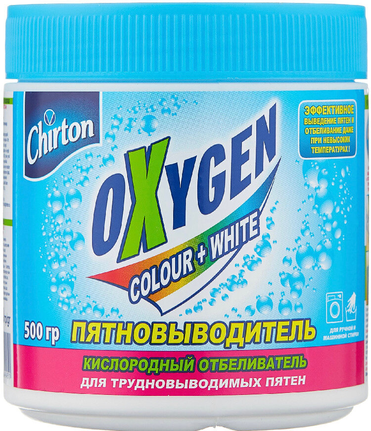 Chirton Отбеливатель-пятновыводитель Oxygen, кислородный, 500 г