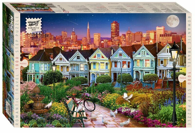 Пазлы Step Puzzle 1000 деталей, Romantic Travel, "Сан-Франциско" (79159)