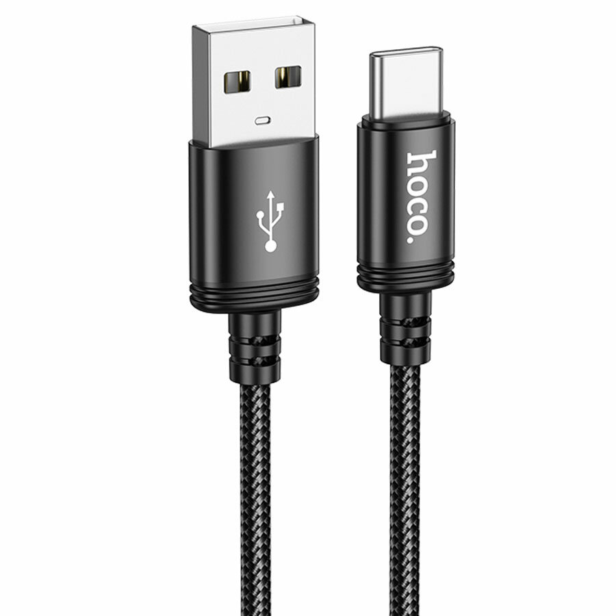 Кабель USB HOCO X89 Wind USB - Type-C 3A 1 м черный