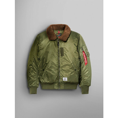 Бомбер ALPHA INDUSTRIES, размер 2XL, зеленый