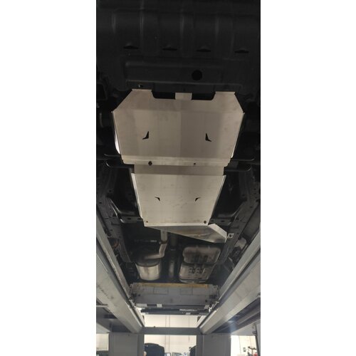 47.01ABC защита днища GREAT WALL POER (2021-), V-ВСЕ из 3-Х ЧАС. (Алюминий 4ММ)