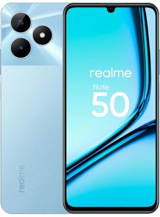 Мобильный телефон Realme Note 50 4/128 ГБ RU, небесный голубой