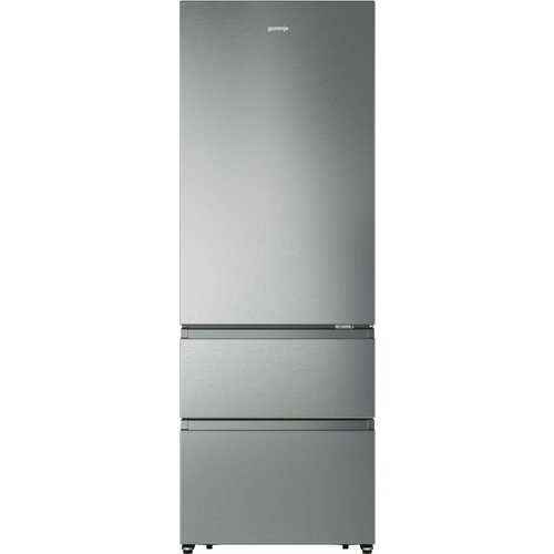 Холодильник GORENJE NRM720FSXL4, серебристый