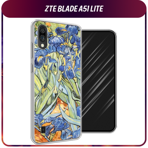 Силиконовый чехол на ZTE Blade A51 lite/A5 (2020) / ЗТЕ Блэйд А51 Лайт/A5 (2020) Ирисы Ван Гог силиконовый чехол на zte blade a51 зте блэйд а51 ирисы ван гог