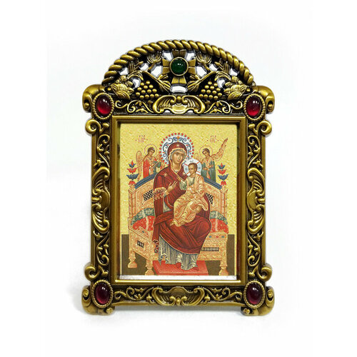 Икона Божией Матери "Всецарица" в рамке-киоте "VISANTI", размер 9,5х6,7см.