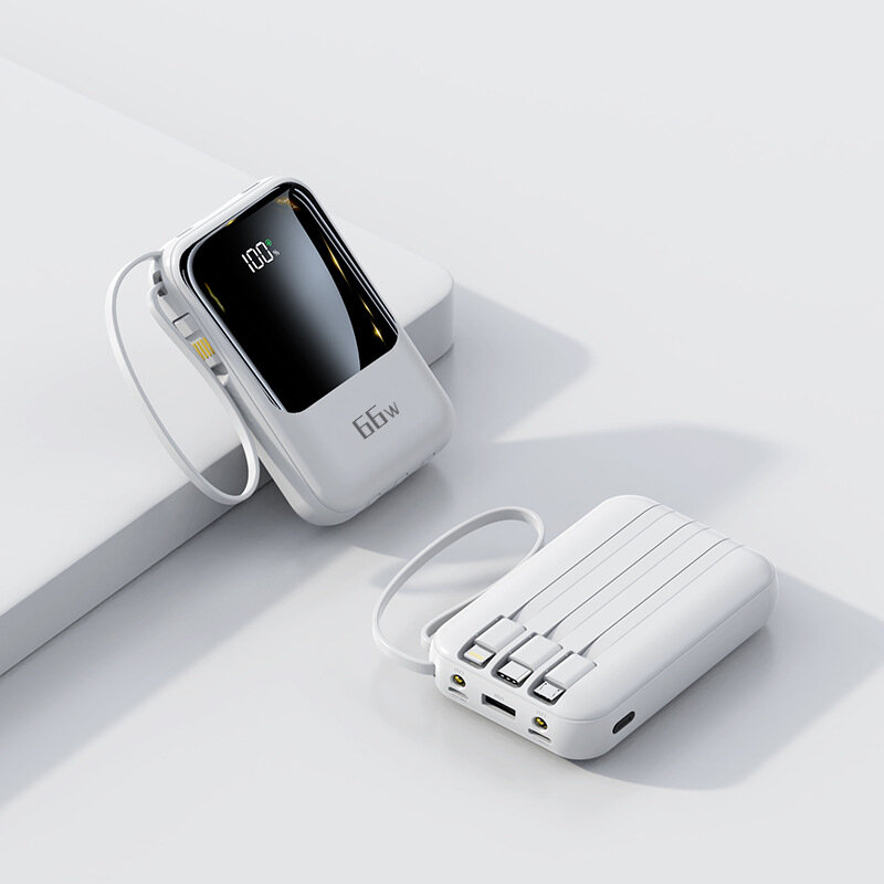 IPhone Huawei Xiaomi Универсальная зарядка для Популярный кабель быстрой зарядки Douyin 20000mAh power bank, маленький и удобный ультратонкий pd быстрый зарядный мобильный источник питания