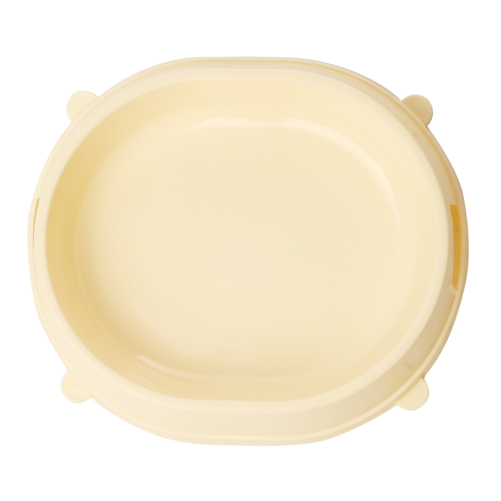 фото Миска для кошек и собак Gamma Карамель пластиковая, желтая, 0,2л