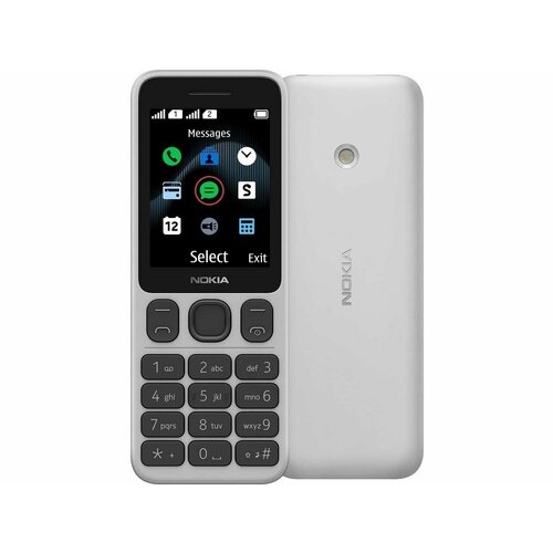 Смартфон Nokia 125 Dual Sim 2 SIM white 2440₽