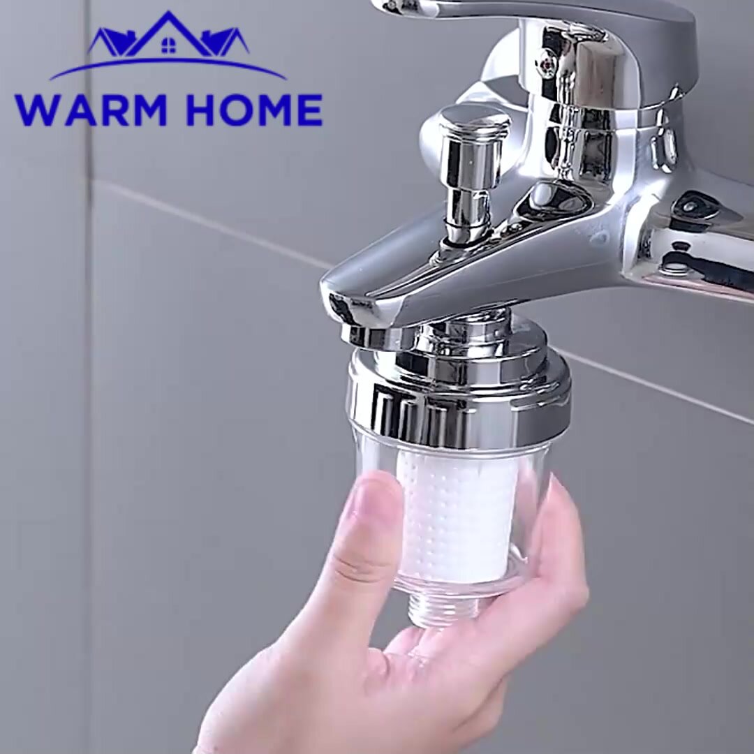 Фильтр для душа, для воды и бытовых приборов Warm Home, с 2 сменными картриджами. Проточный, универсальный. — фото 1