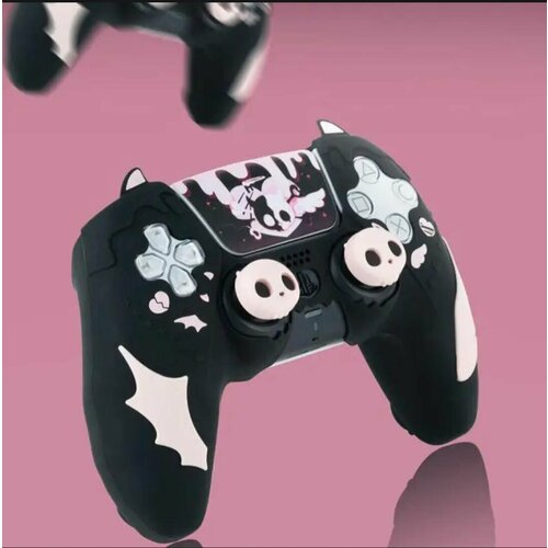 черный, розовый