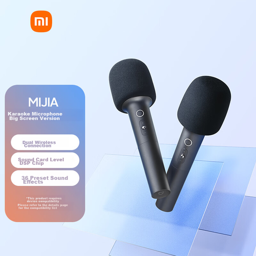 Микрофон MIJIA K Song Version 2-Pack Xiaomi TV Redmi TV Home KTV TV тёмно-серый 5312₽