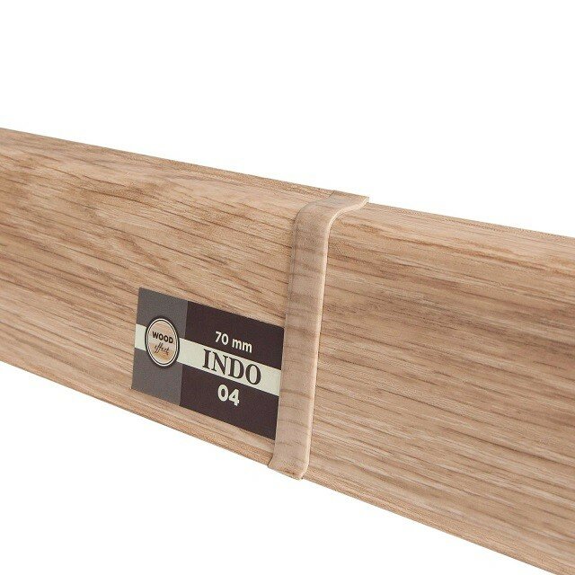 Соединитель для плинтуса Arbiton INDO, цвет 004 Дуб Лингбург, 70 мм — фото 1