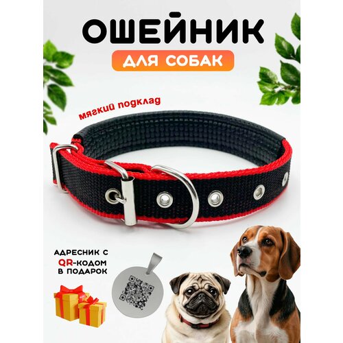 Ошейник для собак мелких, средних и крупных пород нейлоновый