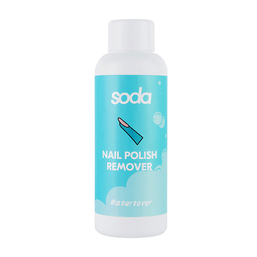SODA Жидкость для снятия лака nail polish remover #startover 001 фото
