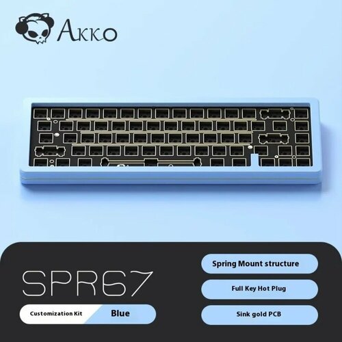 Akko SPR67 Проводная Игровая Механическая Клавиатура С Пружинным Креплением Горячей Замены Из Алюминиевого Сплава 12968₽
