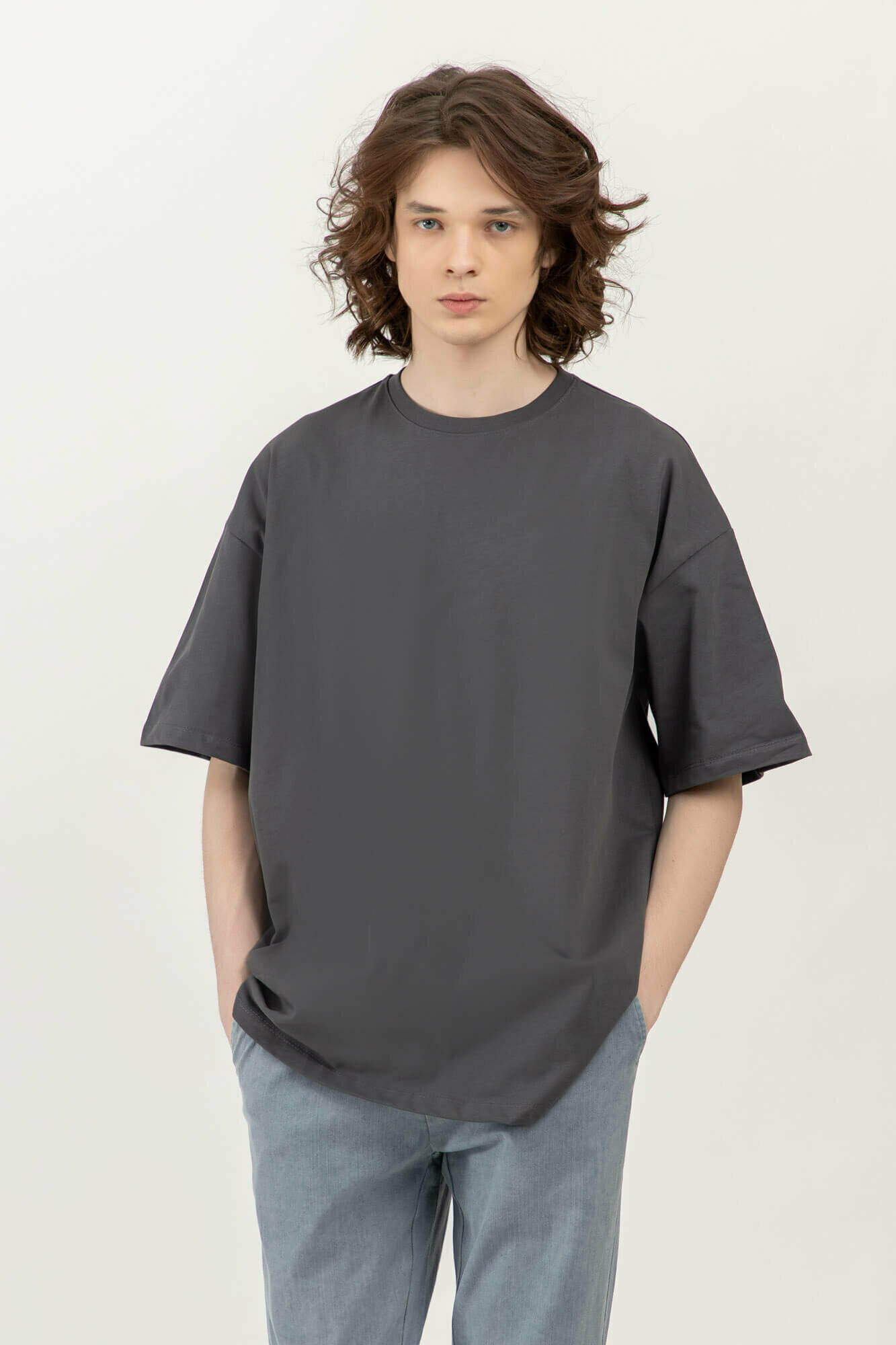 Футболка спортивная TERRA PRO, размер XL, dark grey
