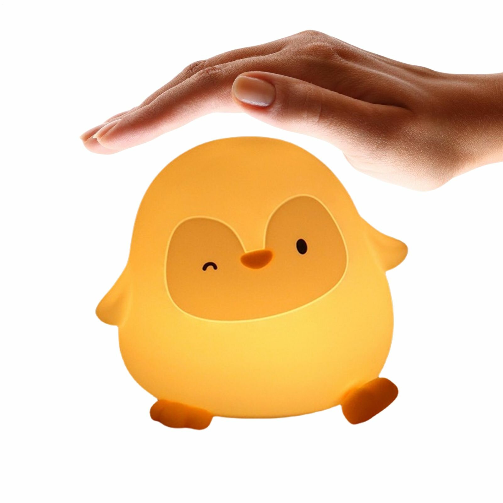 Ночной свет пингвинов пингвин Лампа  Ночник，мягкий свет сенсорный