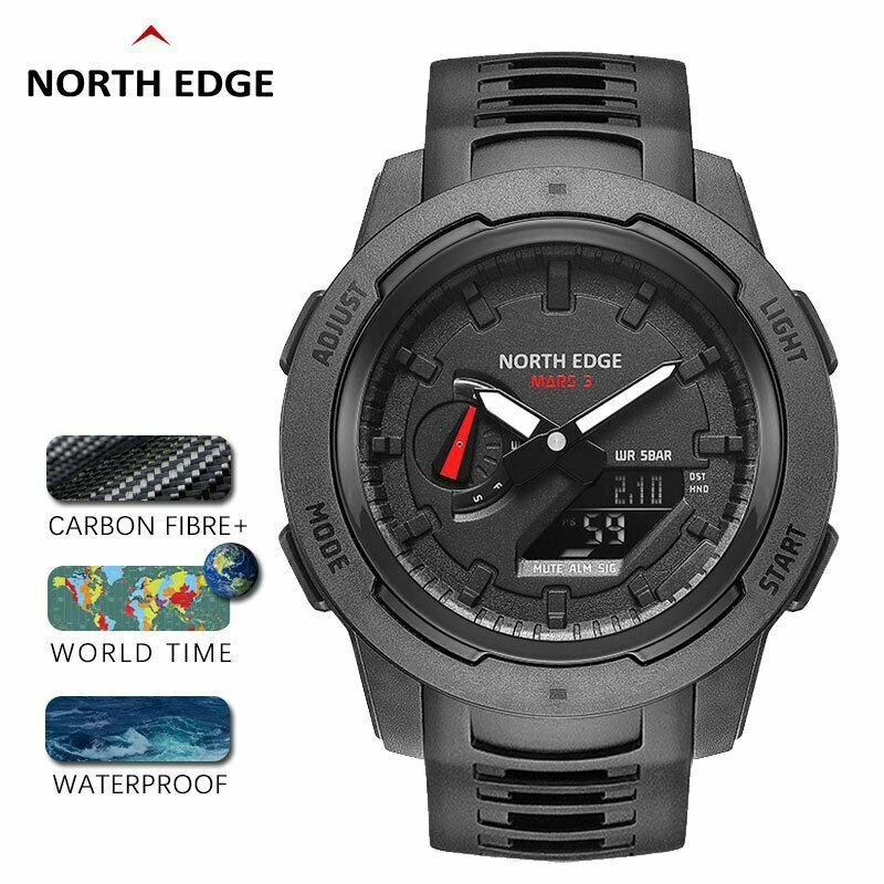 Наручные часы NORTH EDGE Марс, черный