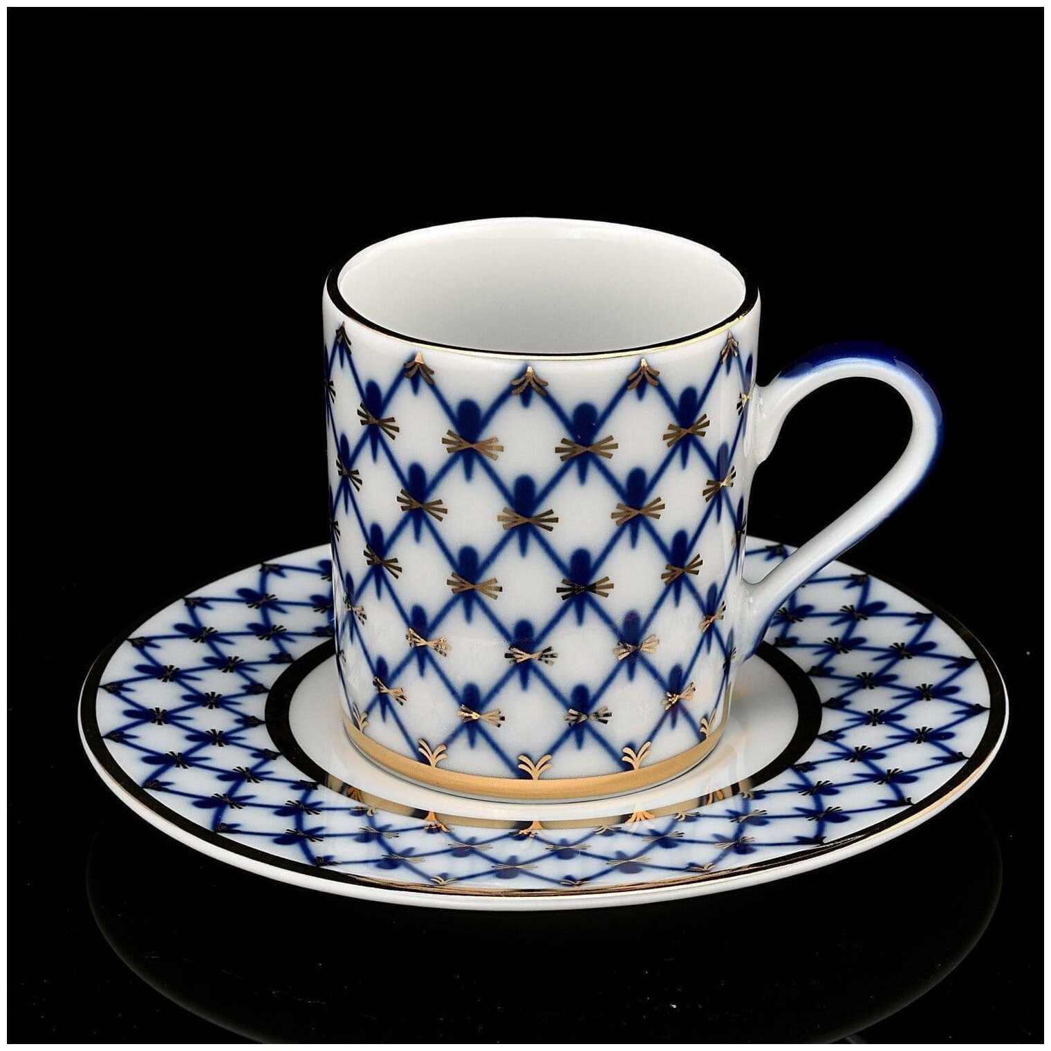 Рисунок кобальтовая сетка история создания