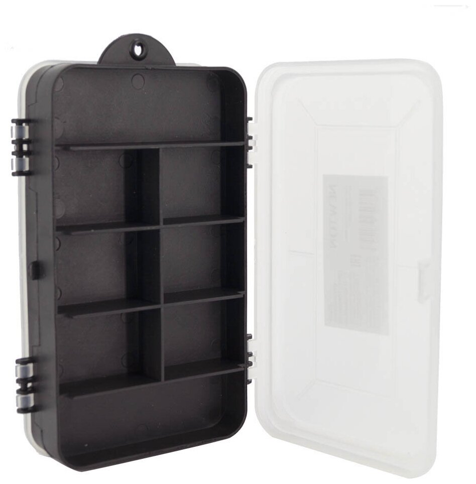 Органайзер для хранения, строительный / ящик для инструмента CET 7" двухсторонний, переработанный пластик, 17.5x10.6x4.6 см, черный - фотография № 11