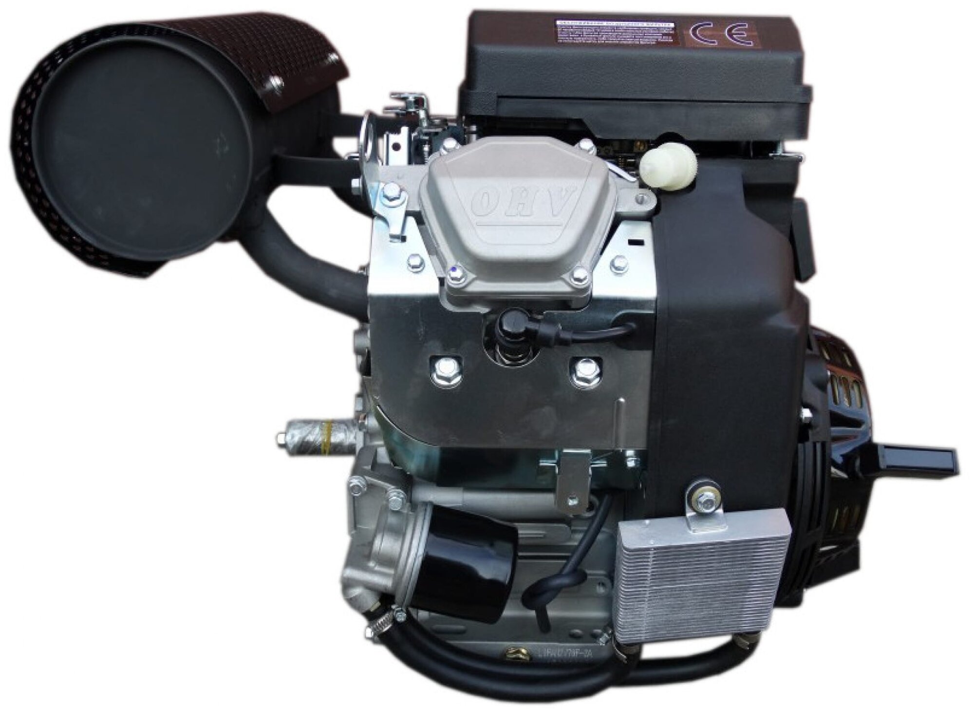 Двигатель LIFAN 27 л. с. 2V78F-2A PRO (бенз, эл+ручн. ст-р)+полн. компл+катушка 240Вт; S-вал(прямой 25мм)