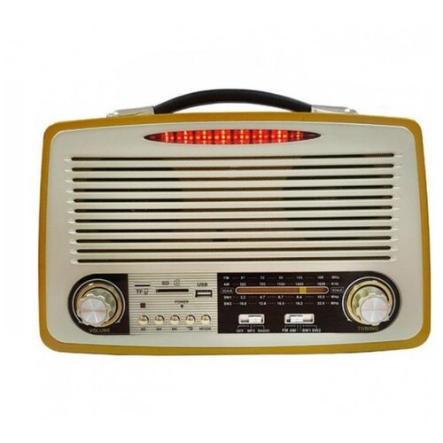 Радиоприемник Kemai MD-1700BT светлое дерево echo audio retro blast cassette player bluetooth boombox am fm sw radio two speakers voice recorder headphone jack play usb sd card red