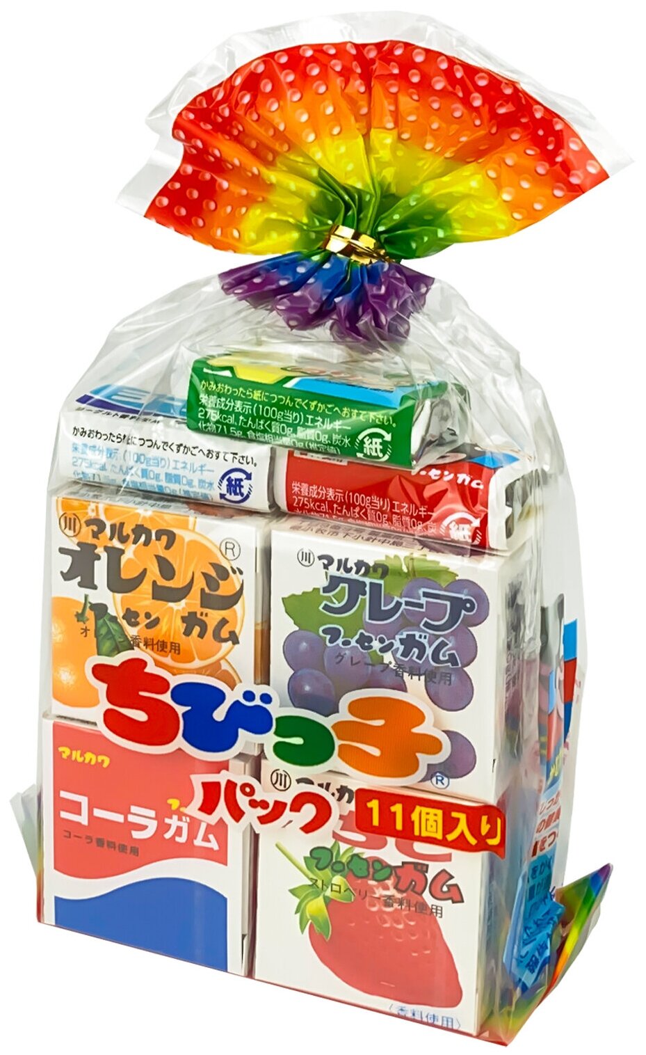 Жевательная резинка Марукава Ассорти из 11 жевательных резинок, 58,2 г, Япония /Японские сладости