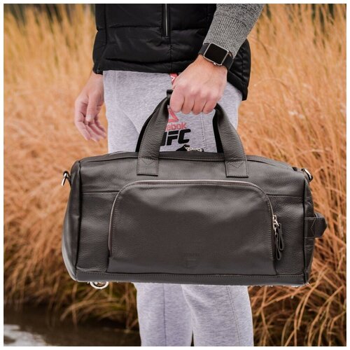 фото Дорожная сумка brialdi sparta коричневый relief brown