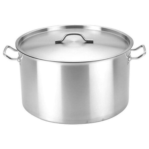 Кастрюля INDOKOR нерж. сталь 8,8Л, 25Х18СМ с крышкой 11240