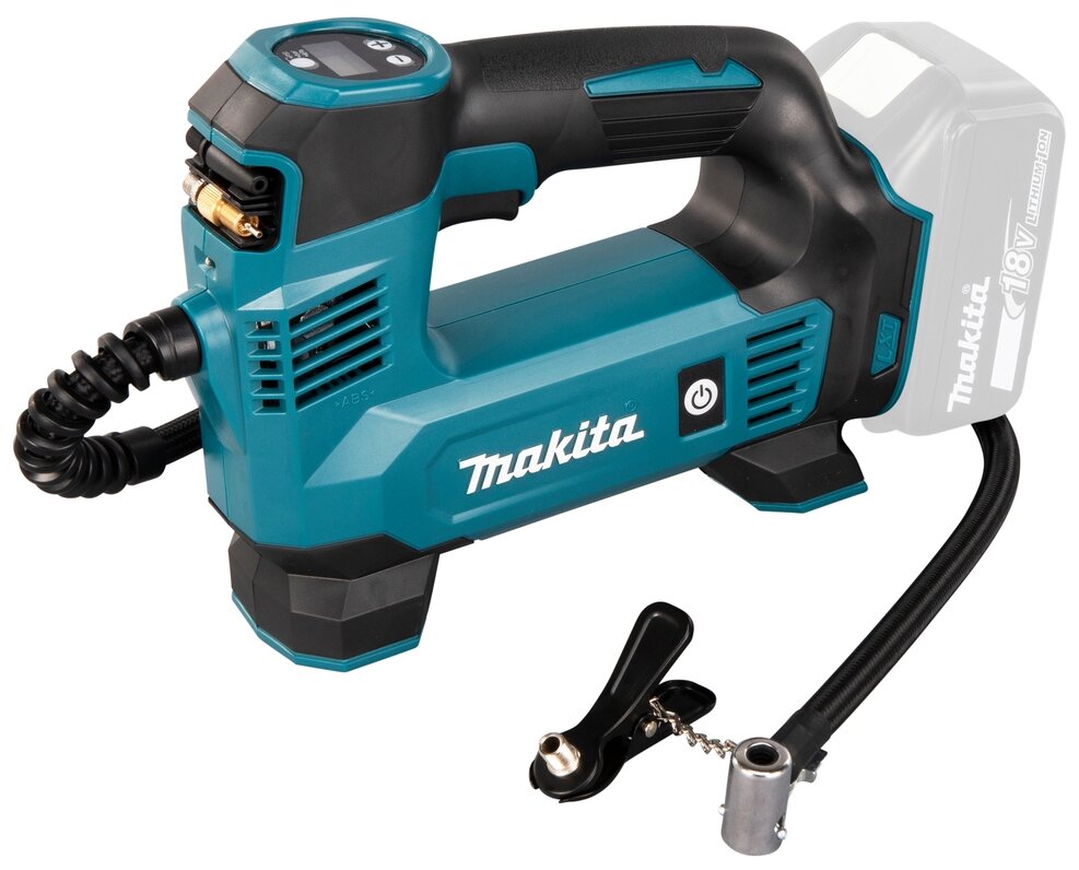 Автомобильный компрессор Makita DMP180Z черный/синий