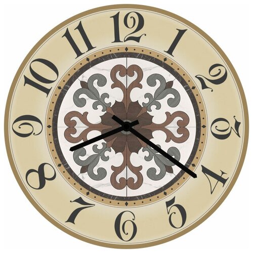 фото Svs настенные часы svs 4002906 красивый узор