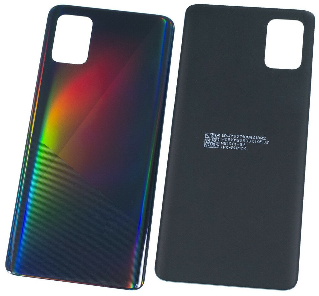 Задняя крышка для Samsung Galaxy A51 SM-A515F / черный